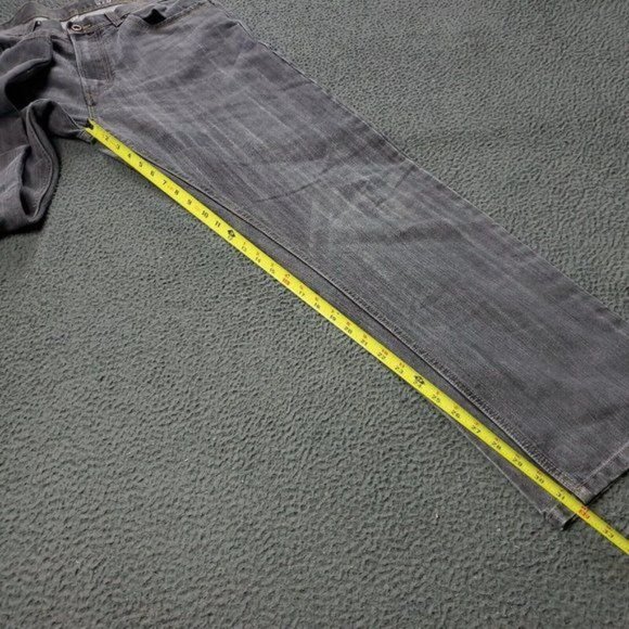 Sean John Hamilton Classic Relaxed Jeans Cotton Denim Gray Mens 36 x32 - Picture 7 of 8